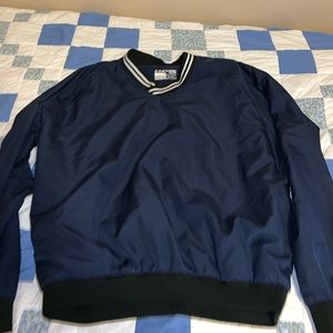 Blue Easton wind breaker
